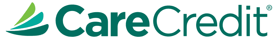 CareCredit logo, highlighting financing options for veterinary services at Acacia Pet Clinic in San Jose, CA.